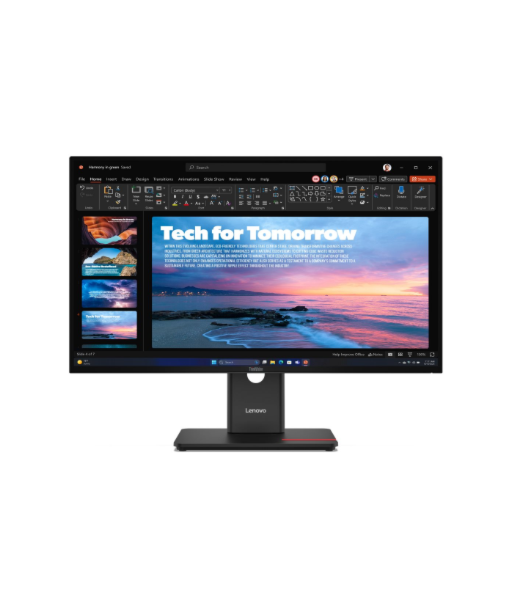 Lenovo ThinkVision, T27QD-40, 27", IPS, 16:9, 120 Hz, 4 ms, 2560 x 1440 pixels, 350 cd/m², HDMI ports quantity 1, Eclipse