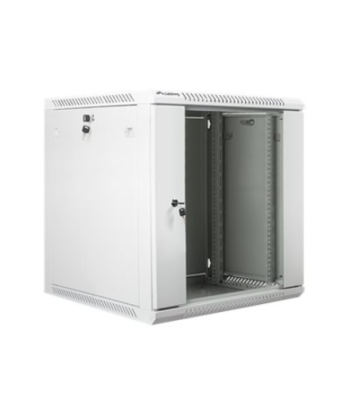 Шкаф Lanberg WF01-6612-10S – настенный 19", 12U, 600×600мм, серый