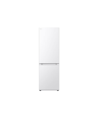 LG Refrigerator, GBV21L0ESW, Energy efficiency class E, Free standing, Combi, Height 186 cm, No Frost system, Fridge net