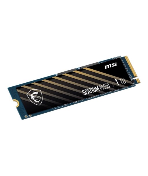 MSI SPATIUM M450 SSD – 1TB M.2 PCIe Gen4 NVMe, 3600MB/s Read, 3000MB/s Write, 3D NAND MSI SPATIUM M450 SSD – 1TB M.2 PCIe Gen4 NVMe, 3600MB/s Read, 3000MB/s Write, 3D NAND
