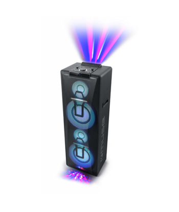 Kõlar Muse, Party Box Double Bluetooth CD, M-1990 DJ, 1000 W, Bluetooth, Black, Portable, Wireless connection