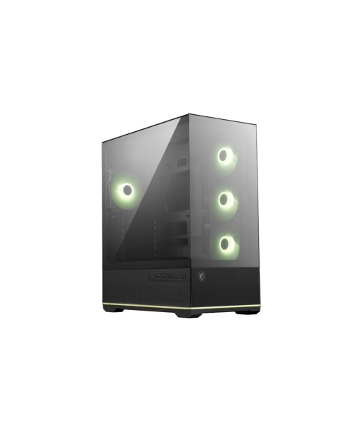 Case MSI MAG PANO 110R PZ MidiTower Case product features Transparent panel Not included Colour Black MAGPANO110RPZ