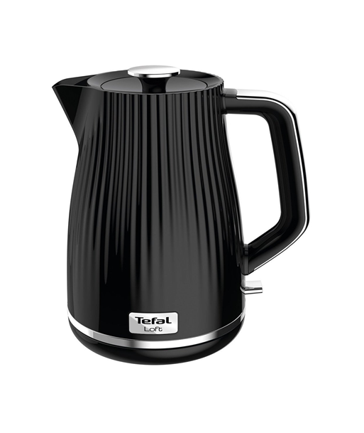 Veekeetja TEFAL, KO250830, Electric, 2400 W, 1.7 L, Plastic, 360° rotational base, Black