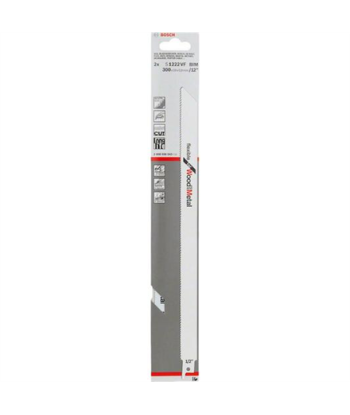 Saw blades BOSCH S 1222 VF Flexible for Wood and Metal
