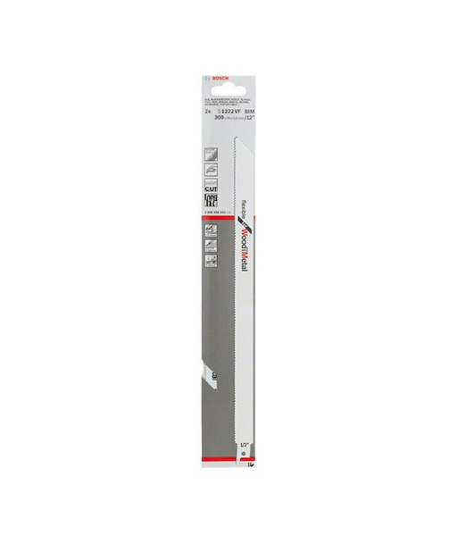 Saw blades BOSCH S 1222 VF Flexible for Wood and Metal Saw blades BOSCH S 1222 VF Flexible for Wood and Metal