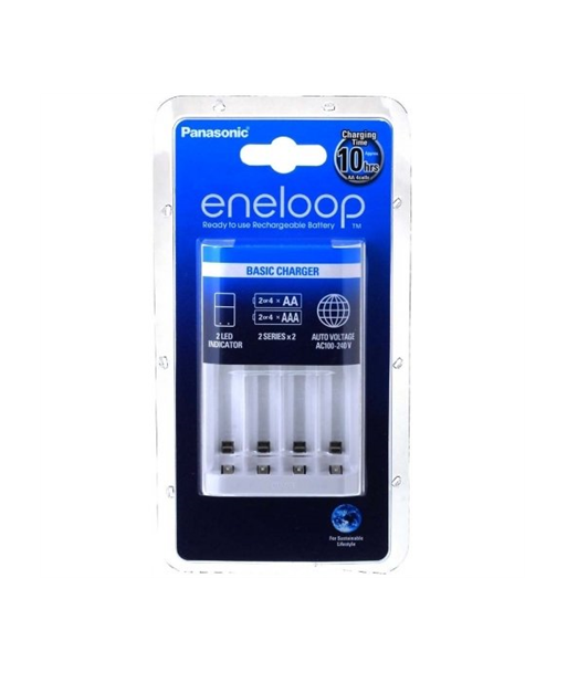 Panasonic eneloop Basic battery charger 2 or 4 AA/AAA Panasonic eneloop Basic battery charger 2 or 4 AA/AAA