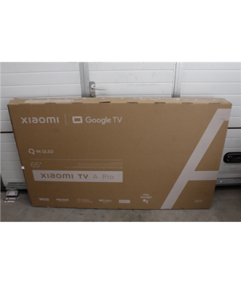 Xiaomi, QLED TV A Pro 2025, 65'', Smart TV, Google TV, 4K UHD, Black, USED, STICKER ON SCREEN, ACTIVATED OS, MISSING: REMOTE