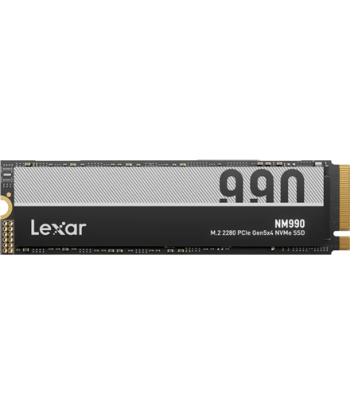 Lexar SSD, NM990, 4000 GB, SSD form factor M.2 2280, Solid-state drive interface PCIe Gen 5x4, Read speed 14000 MB/s, Write