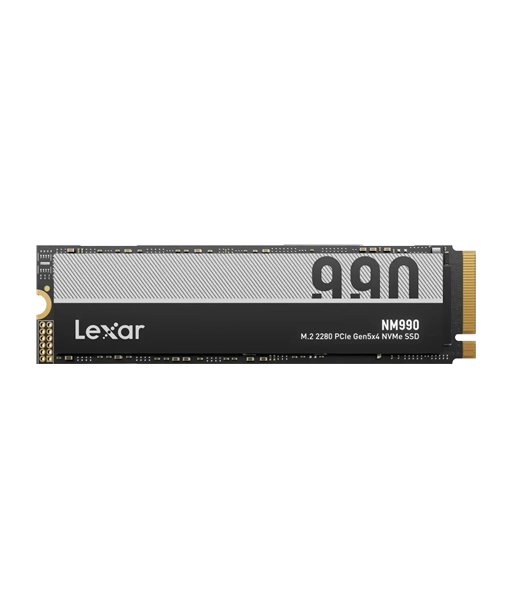 Lexar SSD, NM990, 4000 GB, SSD form factor M.2 2280, Solid-state drive interface PCIe Gen 5x4, Read speed 14000 MB/s, Write