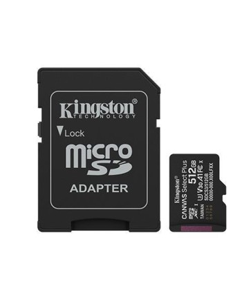 Карта памяти Kingston Canvas Select Plus microSDXC 512GB UHS-I + SD адаптер