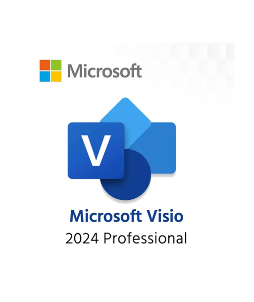 Microsoft® Visio® Professional 2024 All Languages Online Product Key License 1 License Downloadable ESD NR | Microsoft