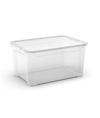 Контейнер Curver T Box L 47L с Крышкой 39x55.5x28.5см Прозрачный – Умный Выбор