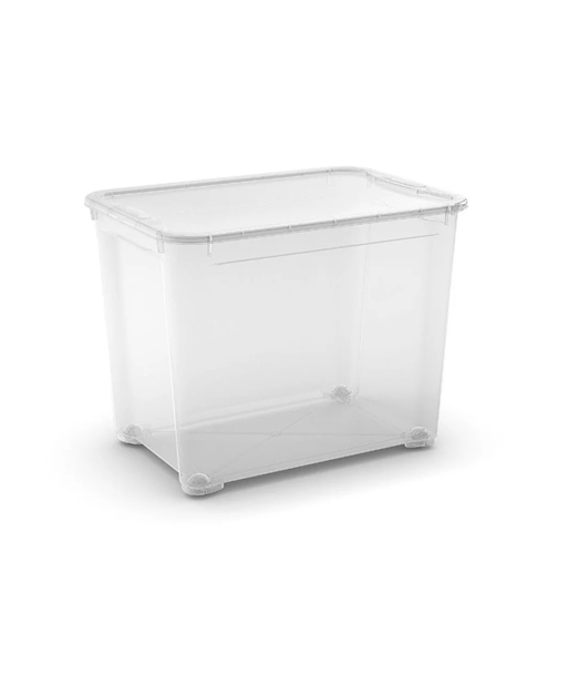 Контейнер Curver T Box XL 70L с Крышкой 39x55.5x42.5см Прозрачный – Просторно и Удобно Контейнер Curver T Box XL 70L с Крышкой 39x55.5x42.5см Прозрачный – Просторно и Удобно
