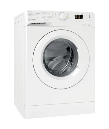 Стиральная машина INDESIT, MTWA 71252 W EE, Energy efficiency class E, Front loading, Washing capacity 7 kg, 1200 RPM, Depth