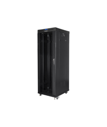 Lanberg Rack cabinet 19" free-standing 37U/600x800 (flat pack) with glass door lCD V2, black | Lanberg