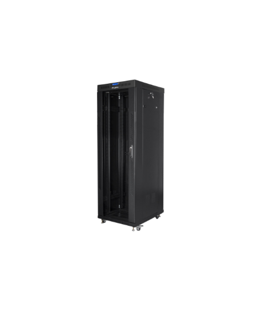Lanberg Rack cabinet 19" free-standing 37U/600x800 (flat pack) with glass door lCD V2, black | Lanberg