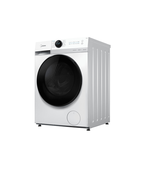 Midea Washing Machine, MF200W80WB/W-HR, Energy efficiency class A, Front loading, Washing capacity 8 kg, 1400 RPM, Depth 48 cm