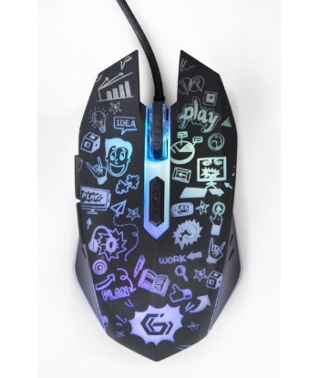 MOUSE USB OPTICAL BLACK/MUS-6B-GRAFIX-01 GEMBIRD