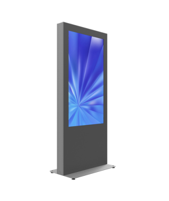 EDBAK IDS09.55 UNIVERSAL INDOOR FLOORSTANDING KIOSK 55", BLACK | EDBAK