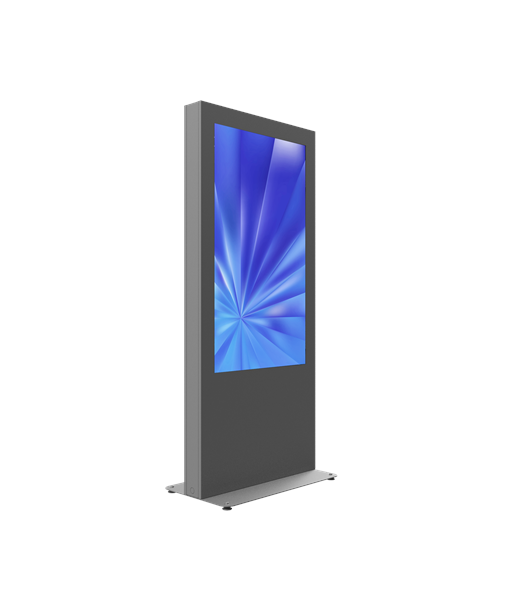 EDBAK IDS09.55 UNIVERSAL INDOOR FLOORSTANDING KIOSK 55", BLACK | EDBAK