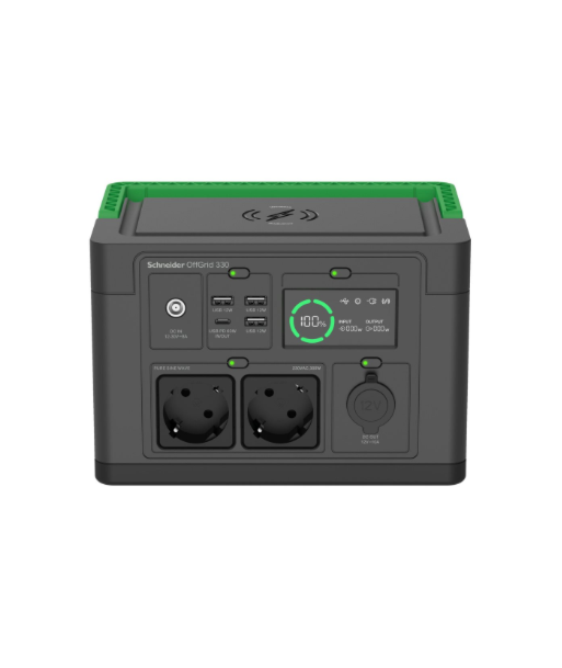 Toiteallikas APC OffGrid 330, 230V, 332Wh Lithium-ion, LCD, 2 CEE 7/3 Schuko outlets, Sinewave, 3 USB-A, 1 USB-C