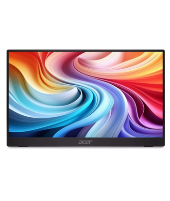 Acer PM161Q B1bmiuux, 15.6", IPS, FHD, 16:9, 60 Hz, 4 ms, 1920 x 1080 pixels, 250 cd/m², HDMI ports quantity 1, Black