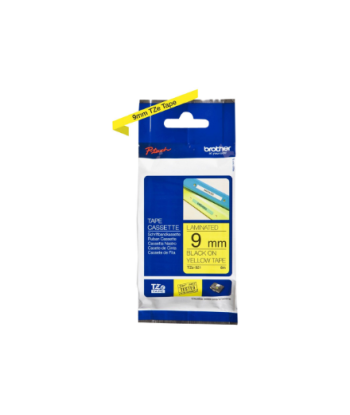Kleepkirjalint Brother, TZe-621, Black on Yellow, TZe, 8 m, 9 cm