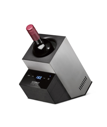 Veinikülmik Caso, WineCase Deluxe Inox, Bottles capacity 1, Black/Silver