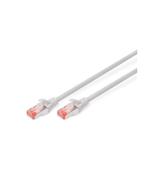 Digitus CAT 6 S/FTP, Patch cord, Length 15 m, Grey