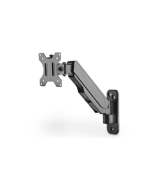 Digitus Wall mount, DA-90396, Adjustable Height, Rotate, Tilt, 17-32", Maximum weight (capacity) 8 kg, Black