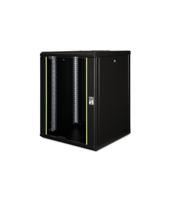 Digitus Wall Mounting Cabinet Unique Series, DN-19 16U-6/6-SW, Black, 82 x 60 x 60 cm