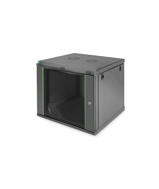 Digitus Wall Mounting Cabinet | DN-19 09-U-EC-SW | Black Digitus Wall Mounting Cabinet | DN-19 09-U-EC-SW | Black