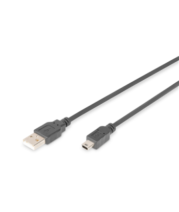 Digitus Connection Cable, 1.8 m | AK-300108-018-S | USB Type A to USB Mini B
