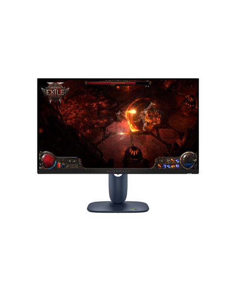 Dell Alienware AW2725DM, 27", Fast IPS, WQHD, 16:9, 180 Hz, 1 ms, 2560 x 1440 pixels, 400 cd/m², HDMI ports quantity 2