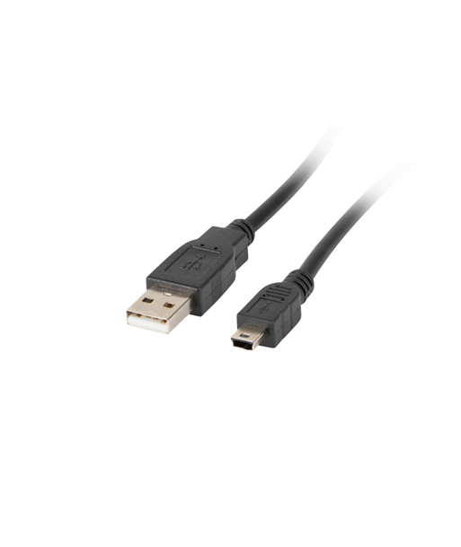 Lanberg Mini USB to USB Type-A 2.0 Cable, 1.8 m | CA-USBK-10CC-0018-BK | Mini USB to USB Type-A Lanberg Mini USB to USB Type-A 2.0 Cable, 1.8 m | CA-USBK-10CC-0018-BK | Mini USB to USB Type-A