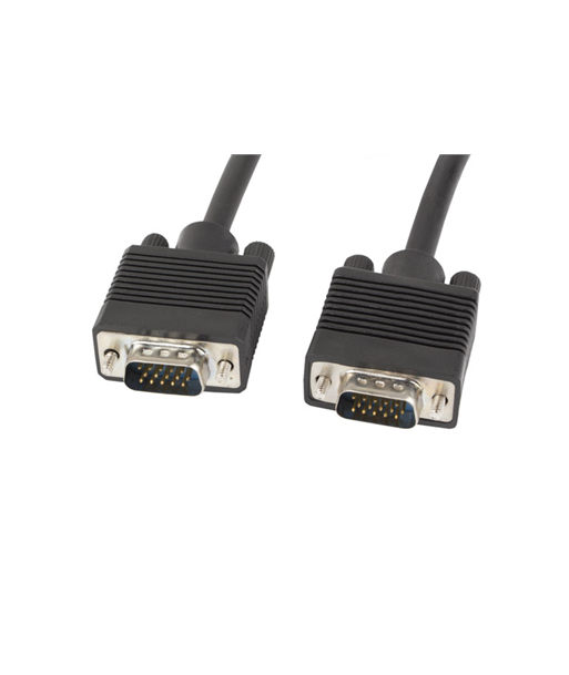 Lanberg VGA Cable, Dual-Shielded Ferrite Core, CA-VGAC-10CC-0018-B, VGA to VGA, 1.8 m
