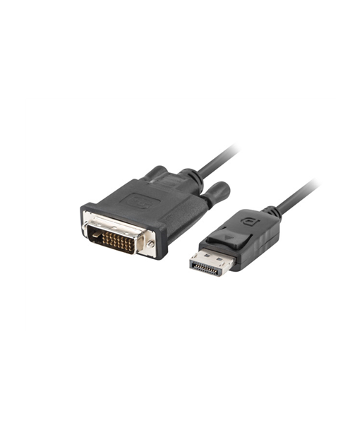 Lanberg Cable, CA-DPDV-10CU-0018-BK, DisplayPort to DVI-D, 1.8 m Lanberg Cable, CA-DPDV-10CU-0018-BK, DisplayPort to DVI-D, 1.8 m