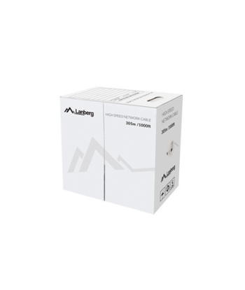 Lanberg LAN Cable Cat.6 UTP, Solid CU Fluke Passed | LCU6-12CU-0305-S | 305 m