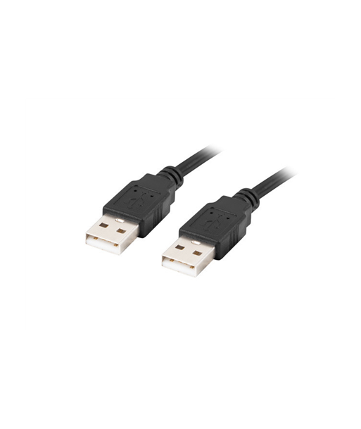 Lanberg Cable USB-A 2.0 | CA-USBA-20CU-0018-BK | USB Type-A to USB Type-A