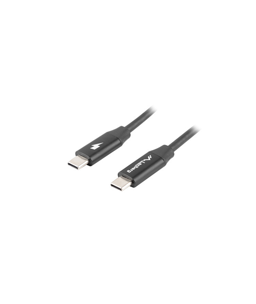 Lanberg USB-C 2.0 Cable, Quick Charge 4.0, CA-CMCM-40CU-0018-BK, USB Type-C to USB Type-C, 1.8 m Lanberg USB-C 2.0 Cable, Quick Charge 4.0, CA-CMCM-40CU-0018-BK, USB Type-C to USB Type-C, 1.8 m