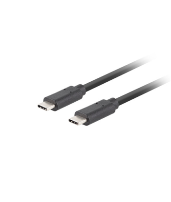 Lanberg USB-C 3.1 Gen 2 Cable, 10GB/s PD100W, 1.8 m | CA-CMCM-32CU-0018-BK | USB Type-C to USB Type-C