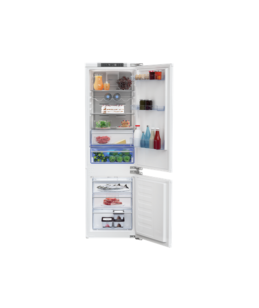 Külmik BEKO, BCNA275E4FN, Energy efficiency class E, Free standing, Combi, Height 177.5 cm, No Frost system, Fridge net