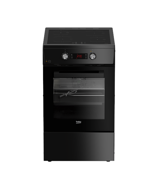 BEKO Cooker, FSM59305BDT, Hob type Induction, Oven type Electric, Black, Width 50 cm, Grilling, Depth 60 cm, 60 L BEKO Cooker, FSM59305BDT, Hob type Induction, Oven type Electric, Black, Width 50 cm, Grilling, Depth 60 cm, 60 L