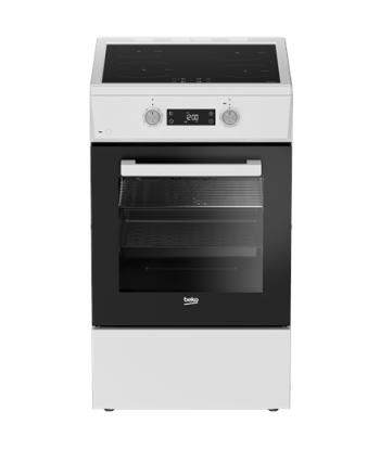 Плита BEKO, FSM59305WDT, Hob type Induction, Oven type Electric, White, Width 50 cm, Grilling, Depth 60 cm, 60 L