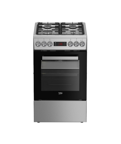 Плита BEKO, FSM52321DXDT, Hob type Gas, Oven type Electric, Stainless Steel, Width 50 cm, Grilling, Depth 60 cm, 60 L Плита BEKO, FSM52321DXDT, Hob type Gas, Oven type Electric, Stainless Steel, Width 50 cm, Grilling, Depth 60 cm, 60 L