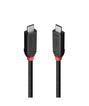 CABLE USB4 240W TYPE C 0.5M/BLACK LINE 37000 LINDY