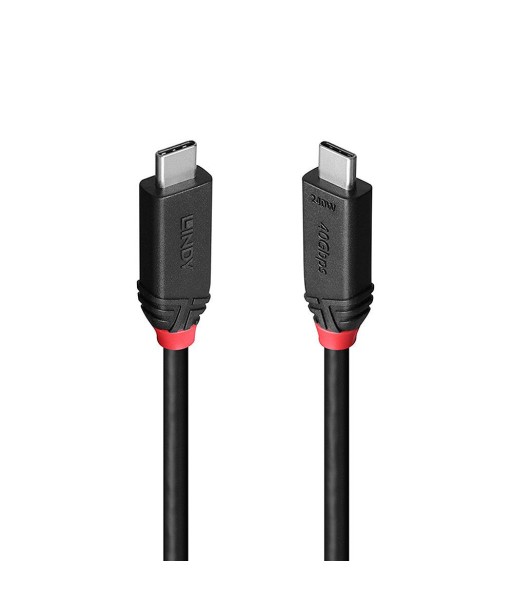 CABLE USB4 240W TYPE C 2M/BLACK LINE 37002 LINDY