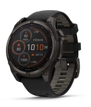 SMARTWATCH FENIX 8 SAPP. SOLAR/BLACK/GRAY 010-02906-11 GARMIN
