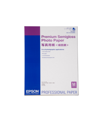 Фото-бумага Epson Premium Semigloss, 25 Sheets, 250 g/m², A2,