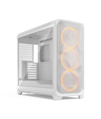 Fractal Design Meshify 3 XL, White RGB TG Clear Tint, Mid-Tower, Power supply included No, ATX